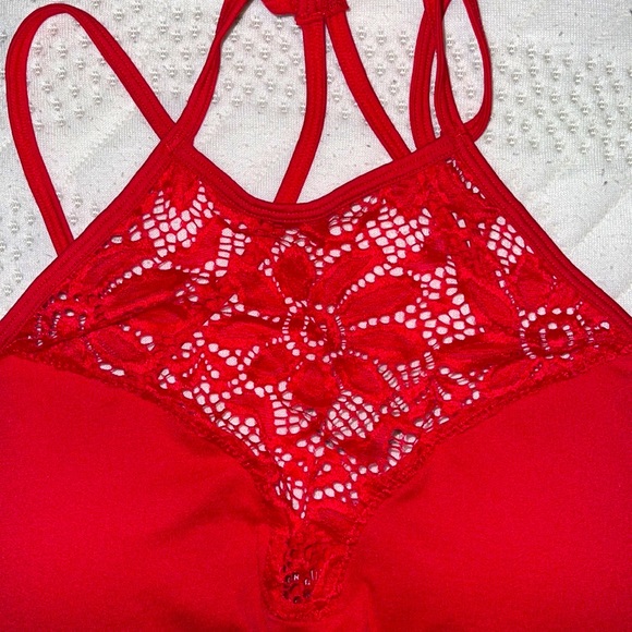 **BRAND NEW Without Tags Red Lace Bralette** - Picture 4 of 4